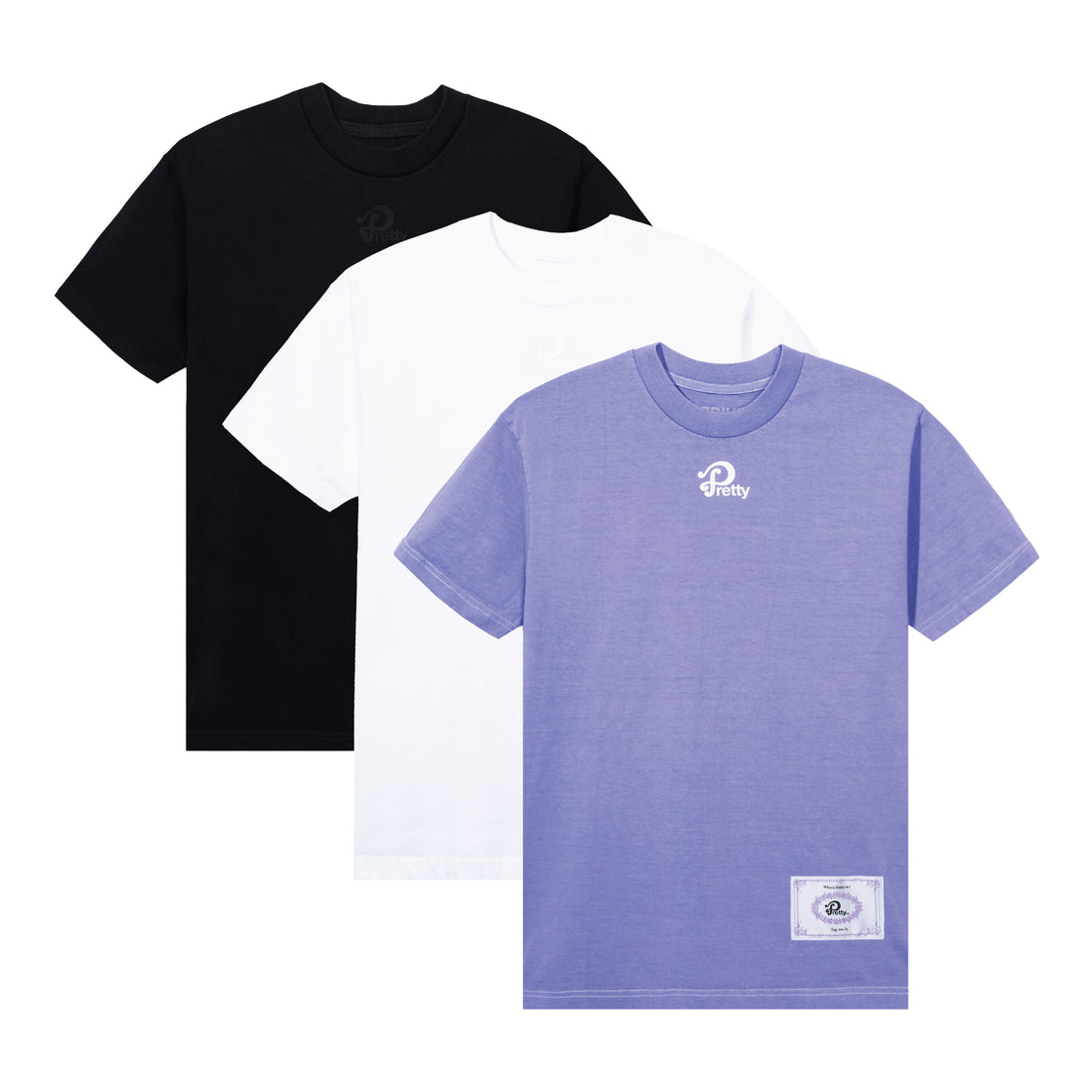 THE PRETTY COMFY T-SHIRT - 3 PACK