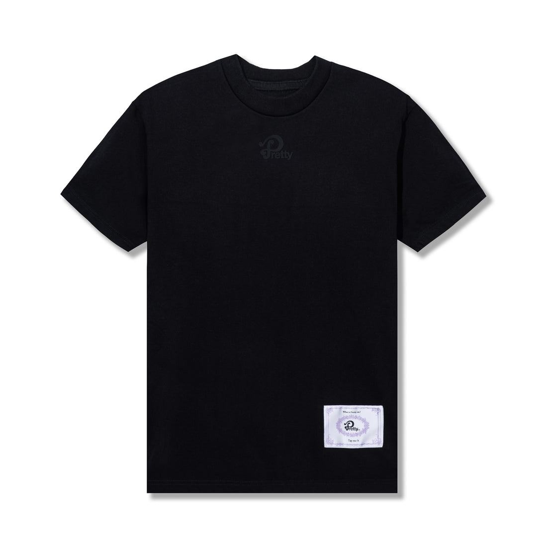 THE PRETTY COMFY T-SHIRT  - BLACK