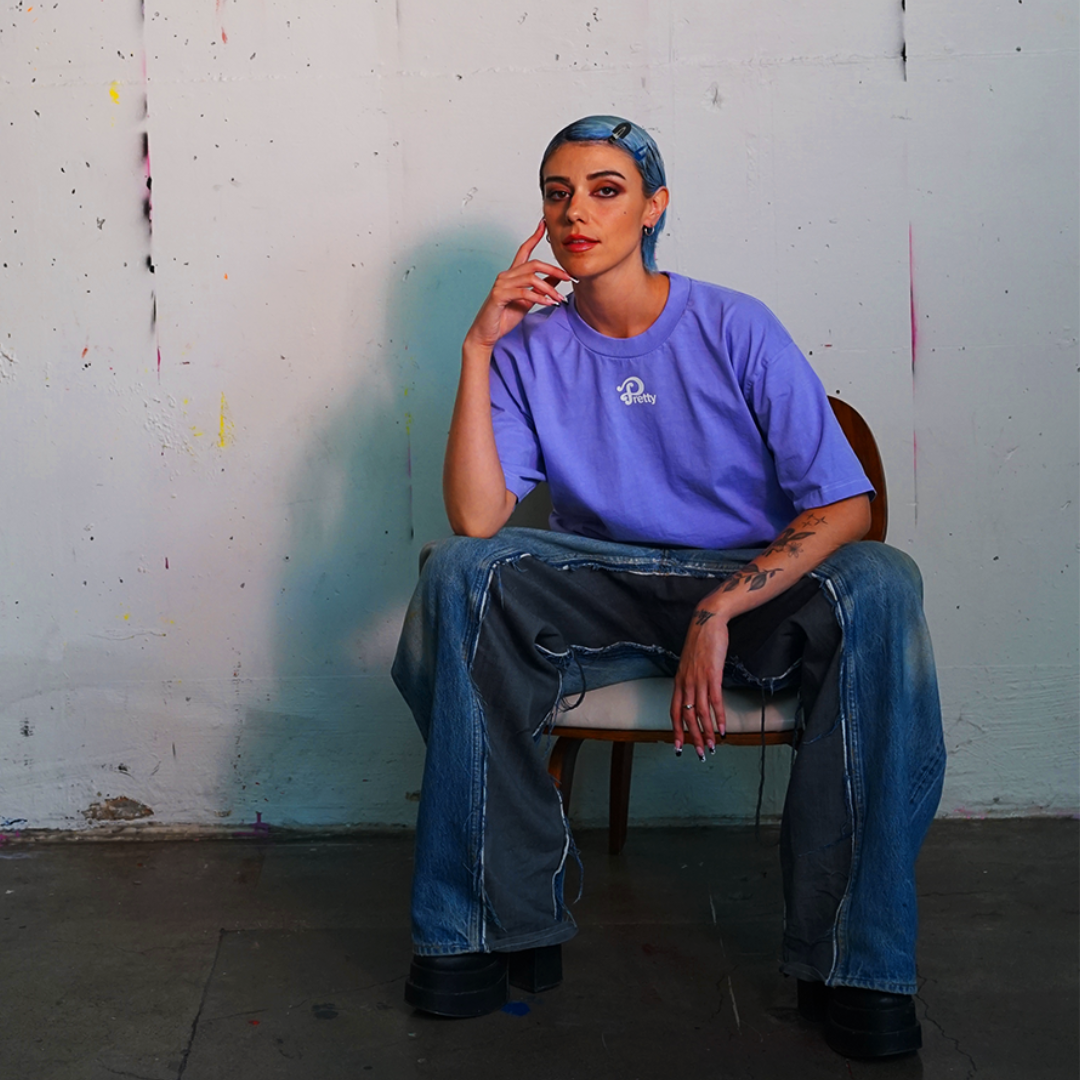 THE PRETTY COMFY T-SHIRT - PRETTY CO. PURPLE